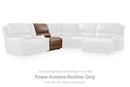 DeepWakes Reclining Sectional with Storage Console - 5th Ave Furniture