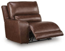 DeepWakes Reclining Sectional with Storage Console - 5th Ave Furniture
