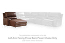 DeepWakes Power Reclining Sectional with Chaise - 5th Ave Furniture