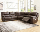 Dunleith Power Reclining Sectional - 5th Ave Furniture