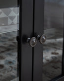 Wildenauer 76" TV Stand with Electric Fireplace - 5th Ave Furniture