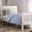 Rockwall Full, Queen, & Twin Bed White, Gray, & White - 5th Ave Furniture