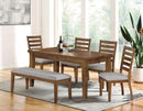 Rapidview 6 Pc Dining Table Set with Bench