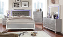 Brachium Queen Bedroom Set Silver - 5th Ave Furniture