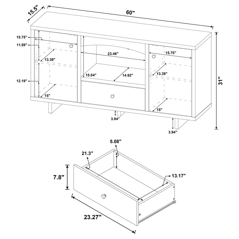 Dalton Accent Cabinet - 5th Ave Furniture
