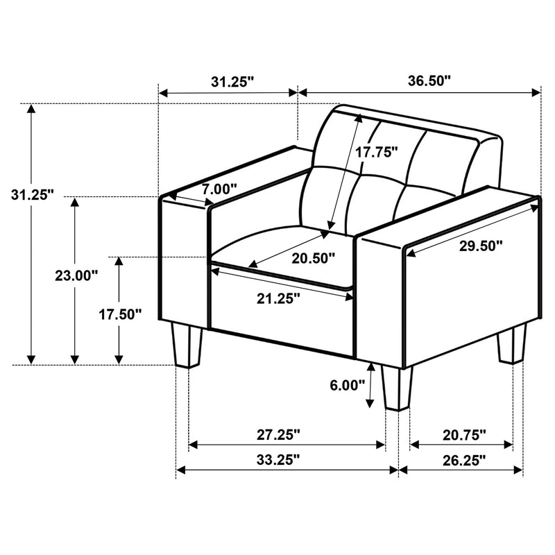Deerhurst Accent Chair - 5th Ave Furniture