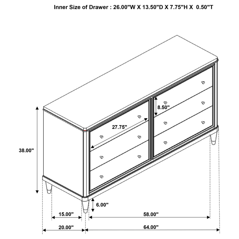 Emberlyn 4 Pc Bedroom Set - 5th Ave Furniture