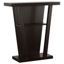 Evanna 2-shelf Console Table Cappuccino - 5th Ave Furniture