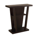 Evanna 2-shelf Console Table Cappuccino - 5th Ave Furniture