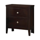 Carlton 2-drawer Rectangular Nightstand Cappuccino - 5th Ave Furniture