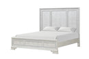Stella Mia 4 Pc 5 Pc Queen Bedroom Set White & White - 5th Ave Furniture