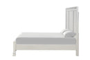 Stella Mia 4 Pc 5 Pc Queen Bedroom Set White & White - 5th Ave Furniture