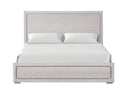 Crowthorne E.King & Queen Bed Grey & White - 5th Ave Furniture