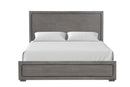 Crowthorne E.King & Queen Bed Grey & White - 5th Ave Furniture