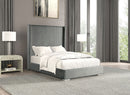Cadwell E.King, Queen, & Full Bed White, Gray, & Black - 5th Ave Furniture