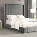 Cadwell E.King, Queen, & Full Bed White, Gray, & Black - 5th Ave Furniture