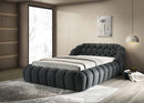 Newquay E.King & Queen Bed White, Grey, & Black - 5th Ave Furniture