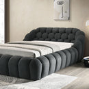 Newquay E.King & Queen Bed White, Grey, & Black - 5th Ave Furniture