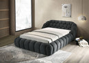 Newquay E.King & Queen Bed White, Grey, & Black - 5th Ave Furniture