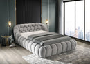 Newquay E.King & Queen Bed White, Grey, & Black - 5th Ave Furniture