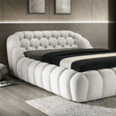 Newquay E.King & Queen Bed White, Grey, & Black - 5th Ave Furniture