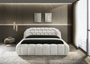 Newquay E.King & Queen Bed White, Grey, & Black - 5th Ave Furniture