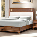 Hepburne E.King & Queen Bed With Storage & Without Storage - 5th Ave Furniture