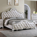 Ventresca 4 & 5 Piece Queen Bedroom Set White & Chrome - 5th Ave Furniture