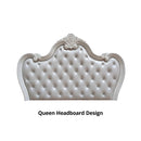 Ventresca 4 & 5 Piece Queen Bedroom Set White & Chrome - 5th Ave Furniture