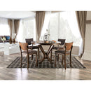 Marina 5 PC Dining Table Set Walnut