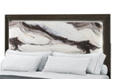 HARMONY BROWN KING BED WITH LED - 5th Ave Furniture