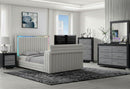 ELIAS/EMMA TV FB BLACK KING BED GROUP - 5th Ave Furniture