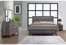 KATE GREY KING BED - 5th Ave Furniture