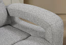 U6611 GREY 15 POWER CONSOLE RECLINING LOVESEAT WITH LED - 5th Ave Furniture