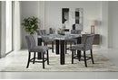 D5473 BAR TABLE AND 4 D06 BAR STOOLS - 5th Ave Furniture