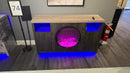 NYLA GREY 60" ENTERTAINMENT UNIT WITH SPEAKERS AND LED - 5th Ave Furniture