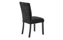 D2502 BLACK DINING CHAIR KIT OF 2 - 5th Ave Furniture