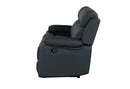 U6026 BLACK PU 72A RECLINING SOFA WITH LED - 5th Ave Furniture