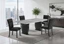 D2502 DINING TABLE AND 6 DINING CHAIRS