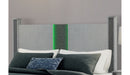 LOGAN SILVER FULL BED, DRESSER, MIRROR AND NIGHTSTAND - 5th Ave Furniture