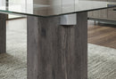 D4238 DINING TABLE AND 8 D4239 DINING CHAIRS - 5th Ave Furniture