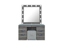 LEXI GREY VANITY WITH SPEAKER - 5th Ave Furniture