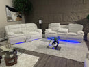 U8686 BLACK PWR REC SOFA W/ LED/PWR CON REC LS W/LED/PWR REC W/LED - 5th Ave Furniture