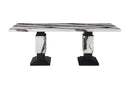 D12 DINING TABLE AND 6 DINING CHAIRS - 5th Ave Furniture