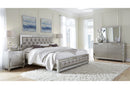 RILEY SILVER KING BED GROUP - 5th Ave Furniture