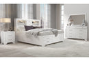 JORDYN WHITE FULL BED GROUP - 5th Ave Furniture
