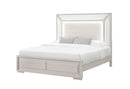 CLARA BEIGE KING BED WITH LED - 5th Ave Furniture