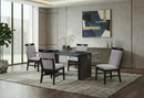 D4238 DINING TABLE AND 8 D4239 DINING CHAIRS - 5th Ave Furniture