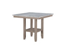 D4010BT NATURAL + 6 D1622BS WHITE - 5th Ave Furniture