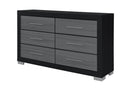 EMMA BLACK/GREY DRESSER - 5th Ave Furniture